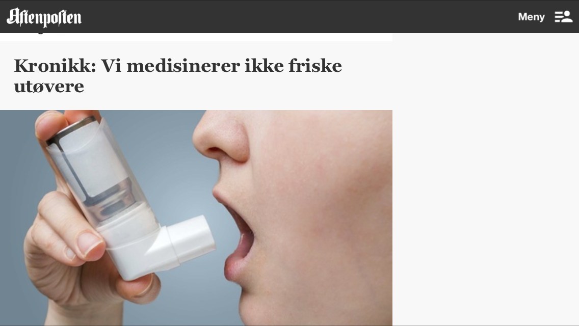 Skjermbilde fra Aftenposten.