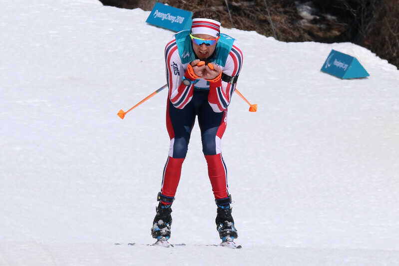Nils-Erik Ulset under Paralympics i PyeongChang i 2018
