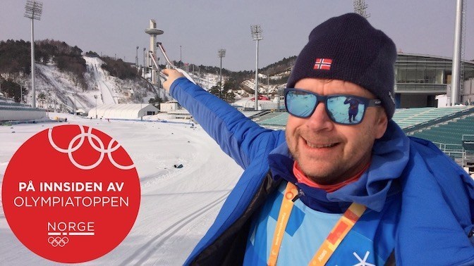 Arne Jørstad Riise i PyeongChang. (foto: Privat)