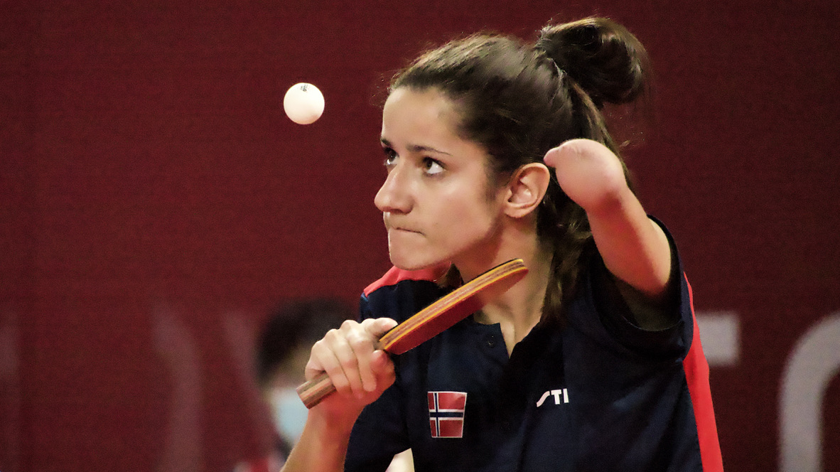 Aida Dahlen under Paralympics i Tokyo 2020. (Foto: Kristin Bentdal Larsen) 