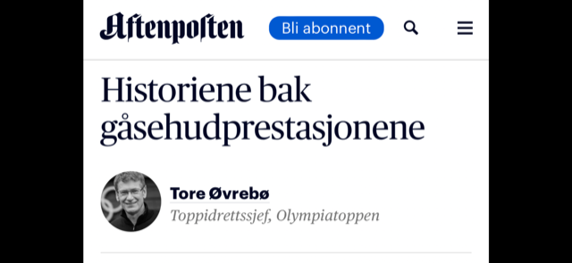 Faksimile Aftenposten