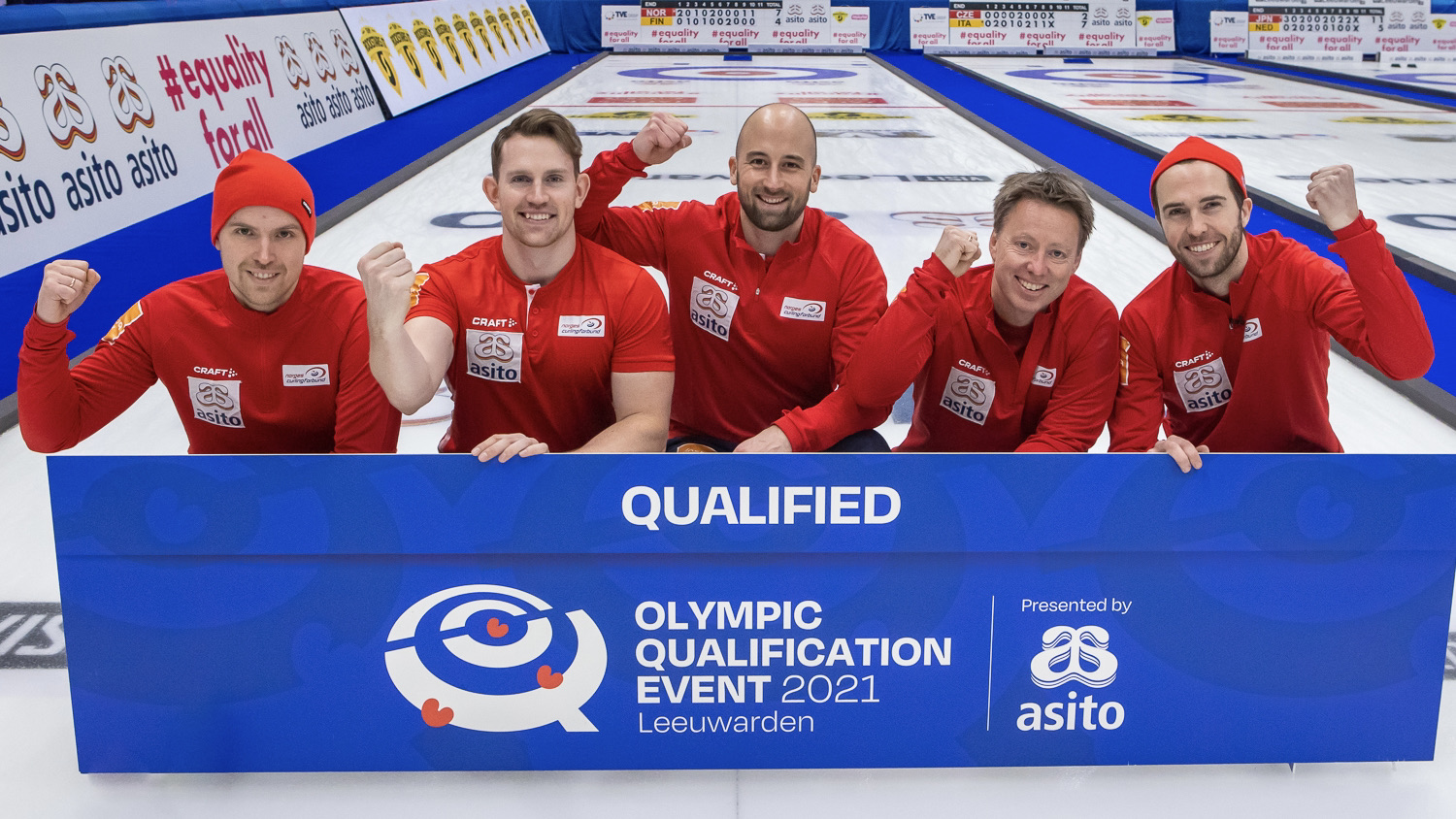 47 utøvere er tatt ut til OL i Beijing i det første uttaket. Foto: World Curling Federation
