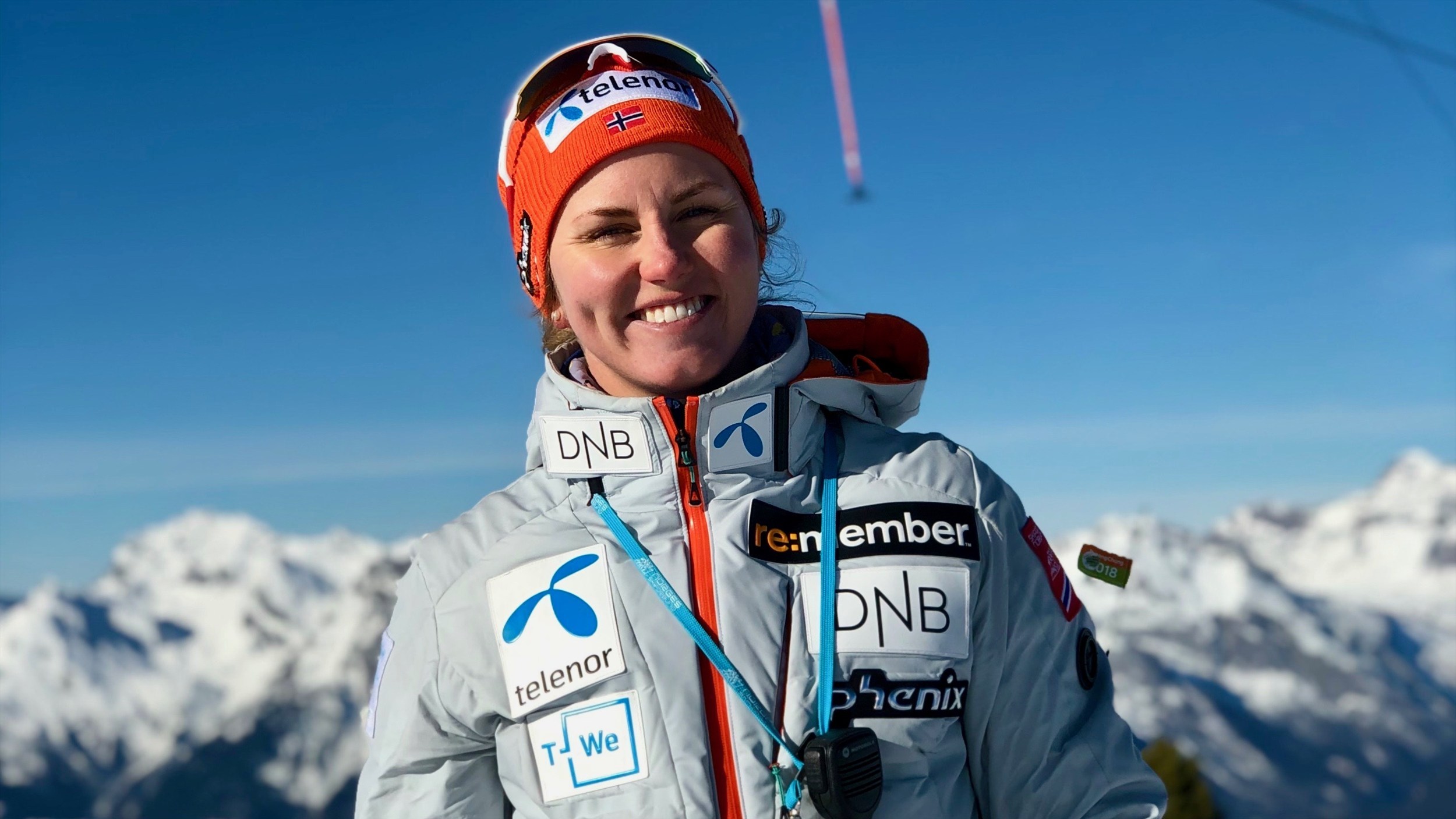 Synne Sofie Stangeland i alpinbakken.