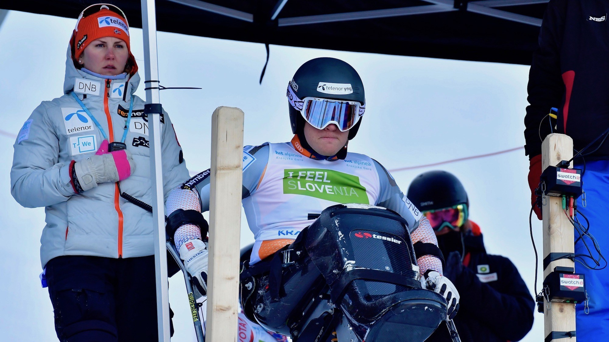 Synne Sofie Stangeland sammen med Jesper Saltvik Pedersen. 
