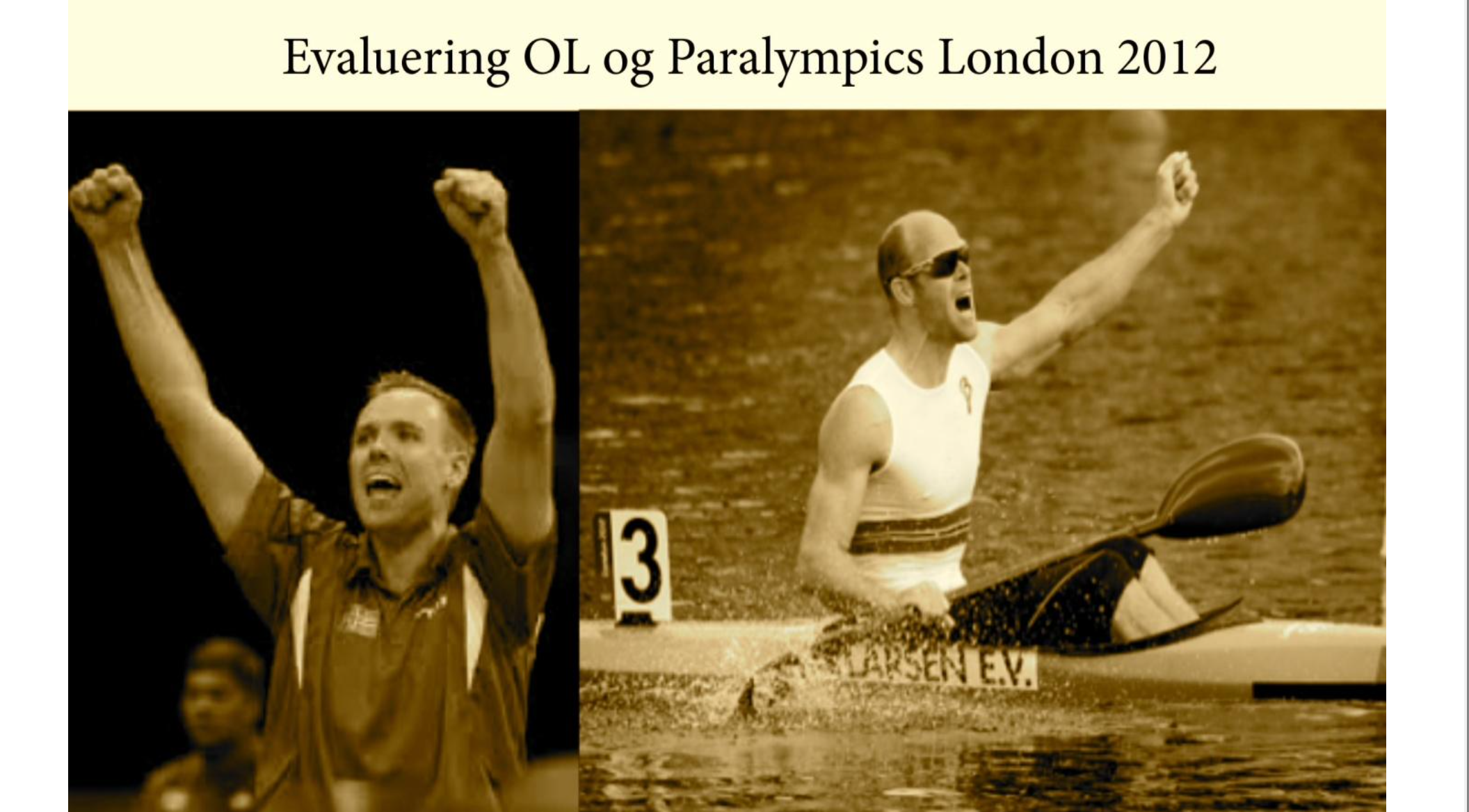 Evaluering av London 2012